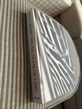 Assouline White & Red 'The Big Book of Chic' by Miles Redd